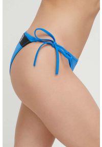 Calvin Klein figi kąpielowe kolor granatowy. Kolor: niebieski. Materiał: materiał. Wzór: nadruk #4