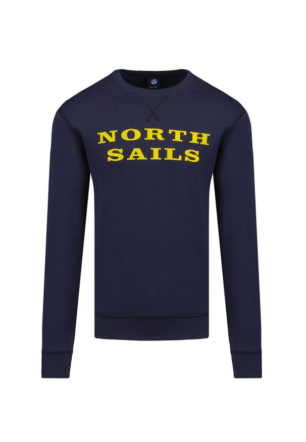 North Sails - Bluza NORTH SAILS CREWNECK SWEATSHIRT W/GRAPHIC. Materiał: bawełna. Wzór: nadruk