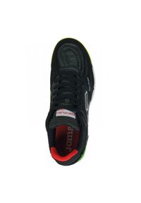 Joma - Halowe Skórzane Buty Piłkarskie Dla Dorosłych Unisex Top Flex. Kolor: czarny. Materiał: skóra. Sport: piłka nożna