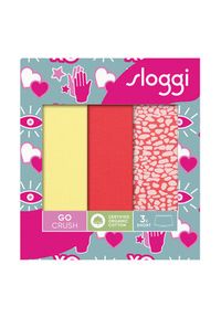Sloggi Komplet 3 par bokserek Go Crush 10219652 Kolorowy. Materiał: bawełna. Wzór: kolorowy