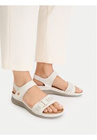 Go Soft Sandały CEO-WYL05010-09 Écru. Kolor: kremowy. Materiał: skóra #6