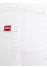 Big-Star - Jeansy damskie białe Adela Bootcut 814. Kolor: biały. Długość: krótkie