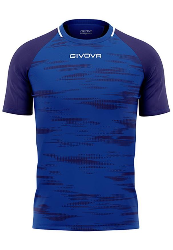 Givova Pixel Sportowa Koszulka Męska - Royal Blue, Rozmiar L. Kolor: niebieski. Sport: piłka nożna