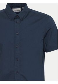 Blend Koszula 20716365 Granatowy Slim Fit. Kolor: niebieski. Materiał: bawełna #3