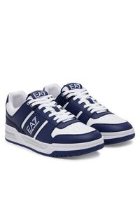 EA7 Emporio Armani Sneakersy X8X234 XK422 U458 Granatowy. Kolor: niebieski. Materiał: skóra #5
