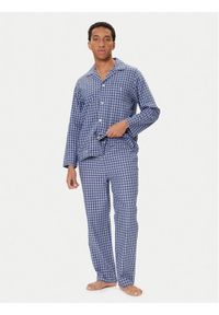 Polo Ralph Lauren Piżama 714899627012 Niebieski Regular Fit. Kolor: niebieski. Materiał: bawełna #1