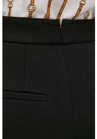VICTORIA BECKHAM - Victoria Beckham spodnie damskie kolor czarny proste high waist. Okazja: na co dzień. Stan: podwyższony. Kolor: czarny. Styl: casual #3