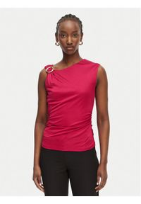 Marciano Guess Top G6GP02 K3068 Różowy Slim Fit. Kolor: różowy. Materiał: wiskoza #1