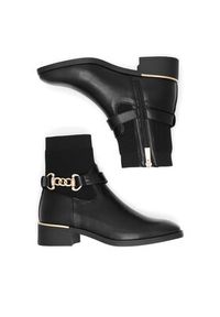 Jenny Fairy Botki HY25653-2 Czarny. Kolor: czarny. Materiał: skóra #3