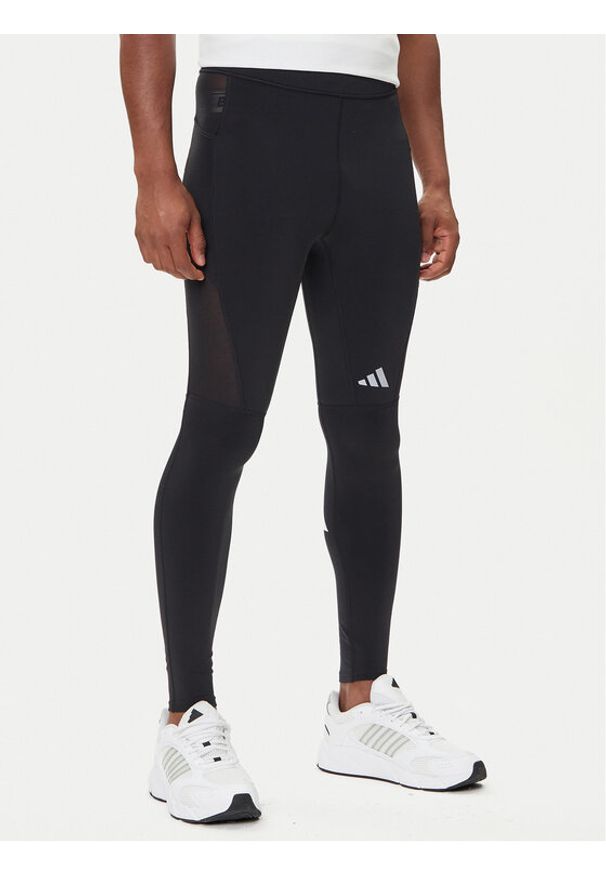 Adidas - adidas Legginsy Run It LJY4615 Czarny Slim Fit. Kolor: czarny. Materiał: syntetyk. Sport: bieganie