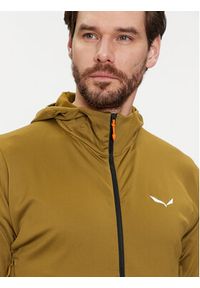 Salewa Bluza techniczna Puez 28521 Brązowy Slim Fit. Kolor: brązowy. Materiał: syntetyk #3