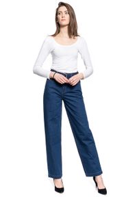 Lee - DAMSKIE SPODNIE JEANSOWE LEE HIGH WAIST STRAIGHT BELTED STRAIGHT LEG L30ZKE36 112106900. Stan: podwyższony #3