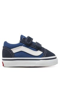 Vans Tenisówki Old Skool V VN000D3YNVY Granatowy. Kolor: niebieski. Materiał: materiał