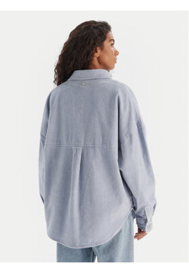 Roxy Koszula Kick Back Washed Cord ERJWT03697 Niebieski Regular Fit. Kolor: niebieski. Materiał: bawełna