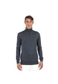 Sweter męski Rossignol Stripe Hz Knit New. Kolor: szary. Materiał: wełna. Sport: turystyka piesza #1