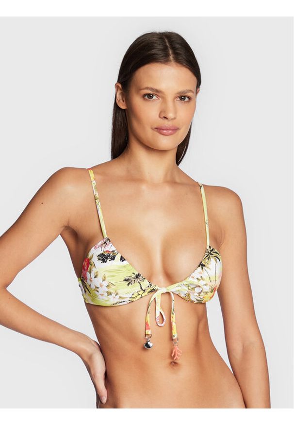 Seafolly Góra od bikini Coast To Coast 31393-913 Zielony. Kolor: zielony. Materiał: syntetyk