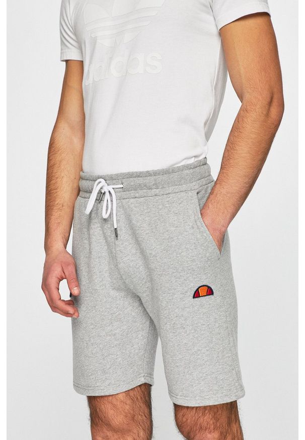 Ellesse - Szorty. Okazja: na co dzień. Kolor: szary. Styl: casual