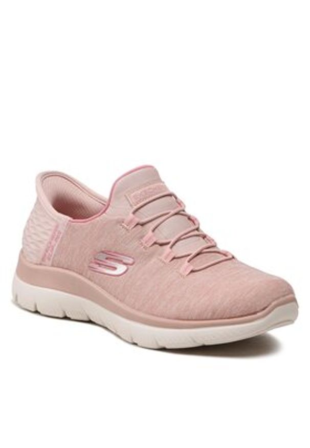 skechers - Skechers Sneakersy Dazzling Haze 149937/ROS Różowy. Kolor: różowy. Materiał: materiał