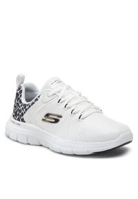 skechers - Skechers Sneakersy Wild Ballad 149582/WHLD Biały. Kolor: biały. Materiał: materiał #7