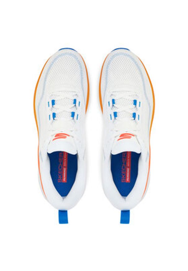 skechers - Skechers Buty do biegania GO RUN Supersonic 246086/WMLT Biały. Kolor: biały. Materiał: materiał. Sport: bieganie