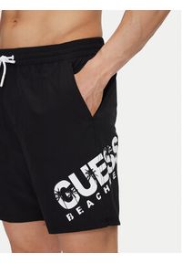 Guess Szorty kąpielowe F5GT27 WG2E2 Czarny Regular Fit. Kolor: czarny. Materiał: syntetyk #4