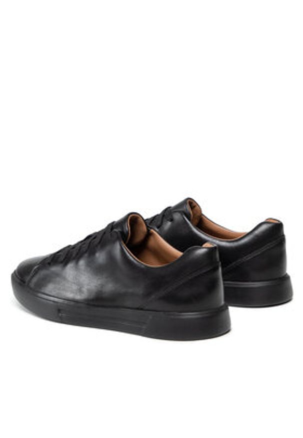 Clarks Sneakersy Un Costa Lace 261449047 Czarny. Kolor: czarny. Materiał: skóra
