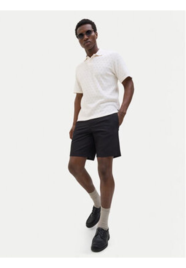 Jack & Jones Szorty materiałowe Stace 12271357 Czarny Relaxed Fit. Kolor: czarny. Materiał: syntetyk