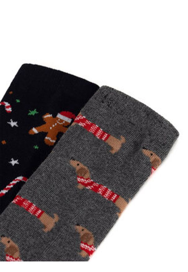Lasocki Skarpety długie 2MB-002-AW24 (2-pack) Szary. Kolor: szary. Materiał: bawełna