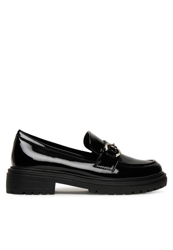 DeeZee Loafersy 8-405-2 Czarny. Kolor: czarny. Materiał: skóra