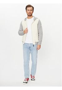 Pepe Jeans Bluza Snell Hoodie PM702380 Écru Regular Fit. Materiał: bawełna