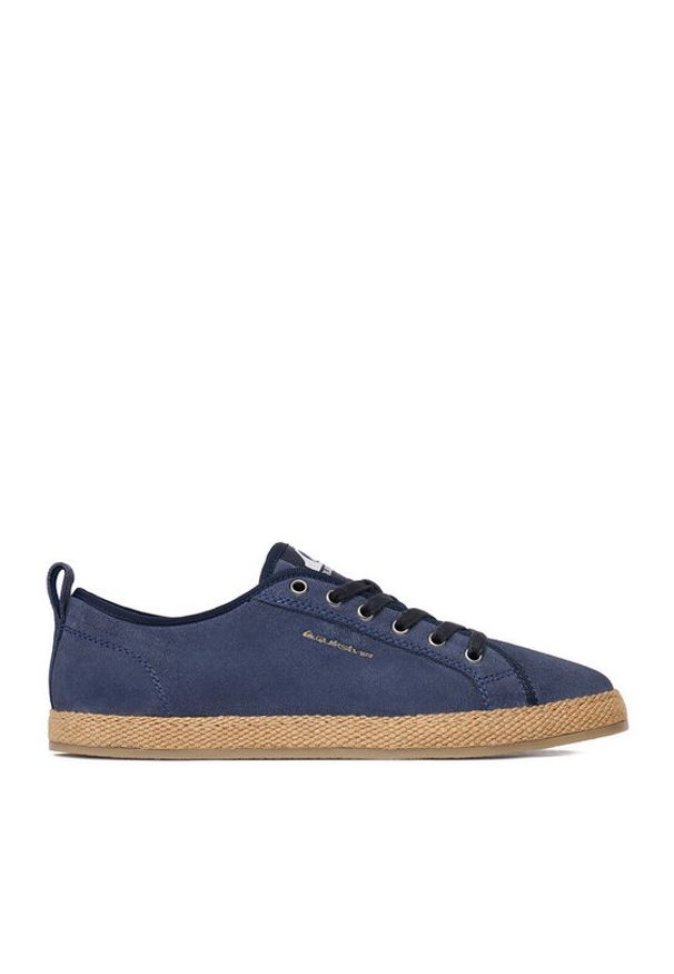 Quiksilver Espadryle EO-ESPRINT-07 MI08 Granatowy. Kolor: niebieski. Materiał: skóra, zamsz