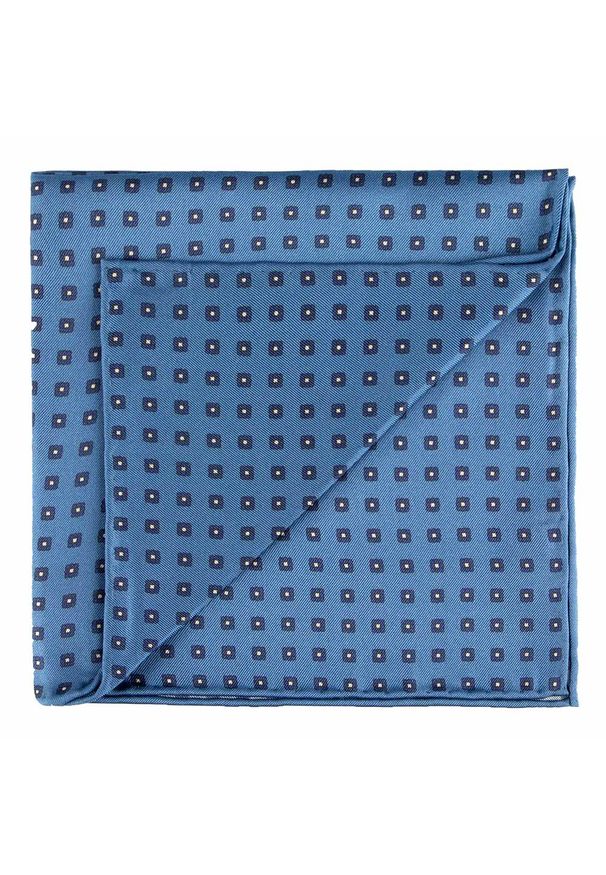 Wittchen - Poszetka. Kolor: niebieski. Materiał: jedwab. Wzór: jednolity