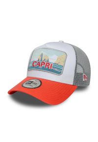 Czapka Trucker New Era Summer Capri 9forty. Kolor: pomarańczowy. Styl: sportowy