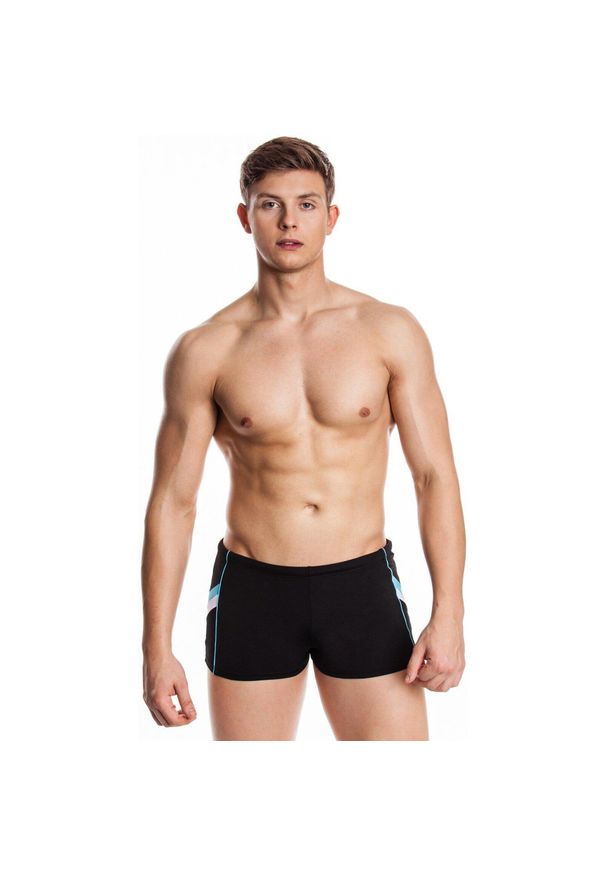 Bokserki pływackie męskie Aqua Speed Ricardo. Kolor: czarny, niebieski, biały, wielokolorowy