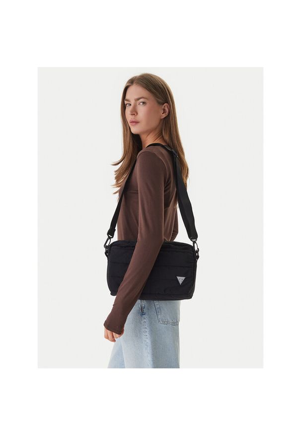 Saszetka Guess. Kolor: czarny