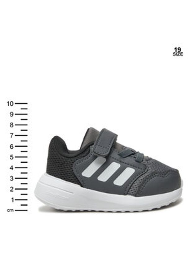 Adidas - adidas Sneakersy Tensaur Run 3.0 IE6013 Szary. Kolor: szary. Materiał: materiał, mesh. Sport: bieganie