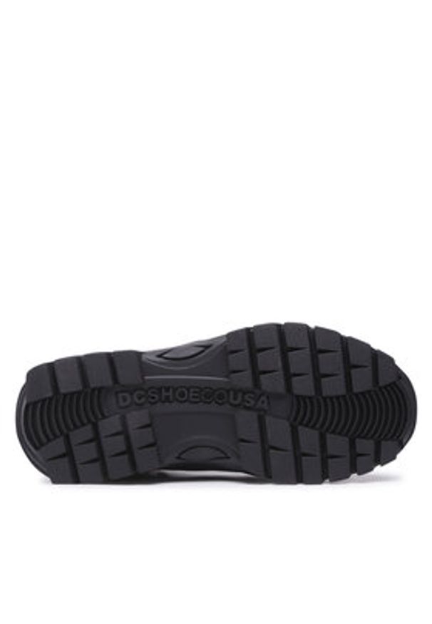 DC Shoes Trapery Navigator ADYB100017 Czarny. Kolor: czarny. Materiał: skóra