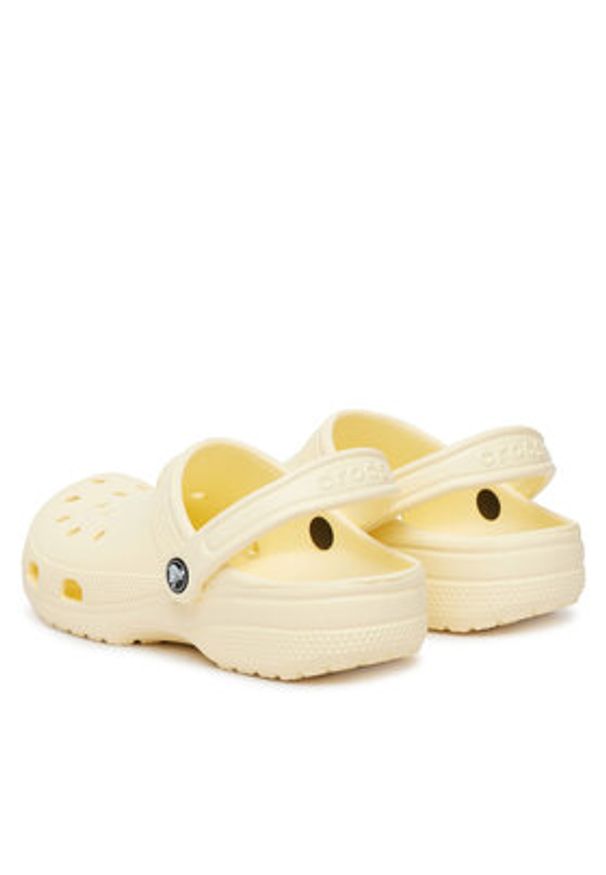 Crocs Klapki Classic 10001 Żółty. Kolor: żółty