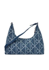 Calvin Klein Torebka Emblem Aop Denim Shoulder Bag LV04F3431G Niebieski. Kolor: niebieski #3