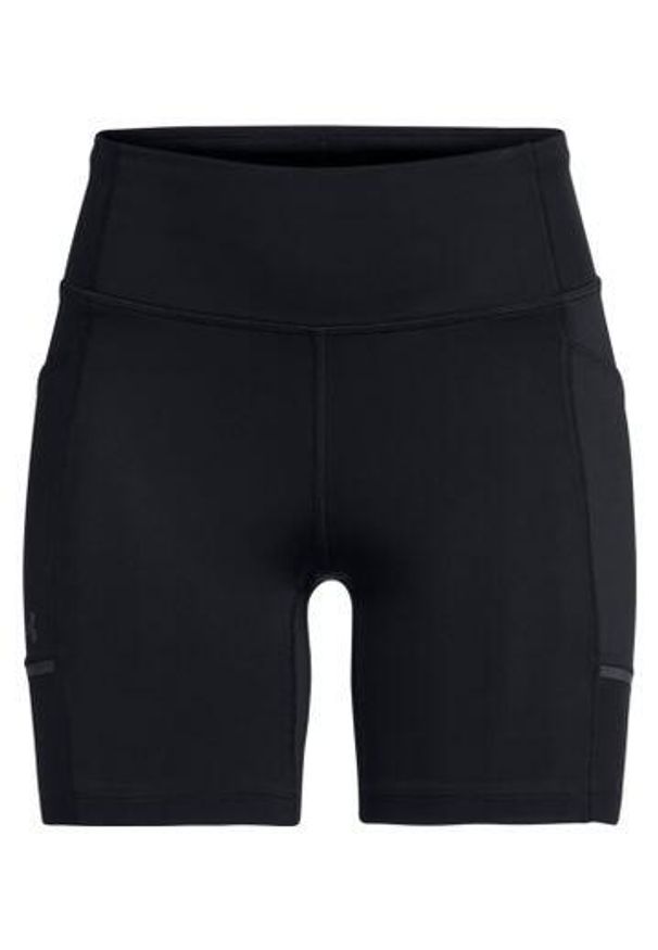 Spodenki do biegania damskie Under Armour Launch 6" reflective. Kolor: czarny. Sport: bieganie