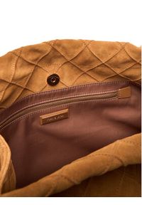 Tory Burch Torebka Fleming Suede 166064 Brązowy. Kolor: brązowy. Materiał: skórzane, zamszowe #5