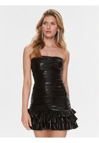 Kontatto Sukienka koktajlowa MR1041 Czarny Slim Fit. Kolor: czarny. Materiał: syntetyk. Styl: wizytowy #1