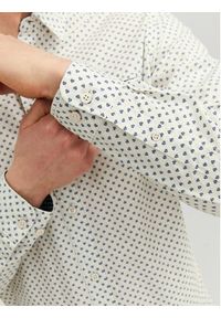 Jack & Jones Koszula 12235969 Biały Slim Fit. Kolor: biały. Materiał: bawełna #6