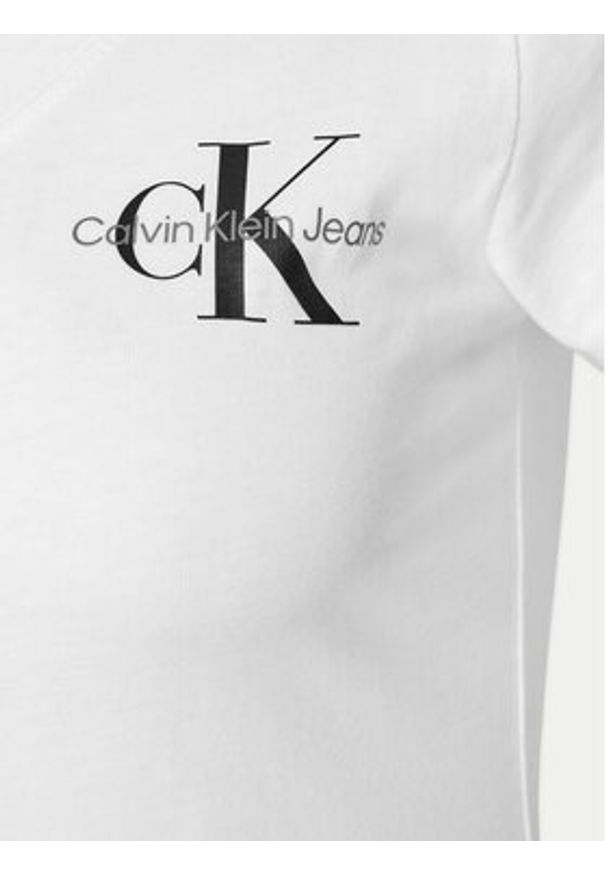 Calvin Klein Jeans Komplet 2 t-shirtów J20J223447 Biały Regular Fit. Kolor: biały. Materiał: bawełna