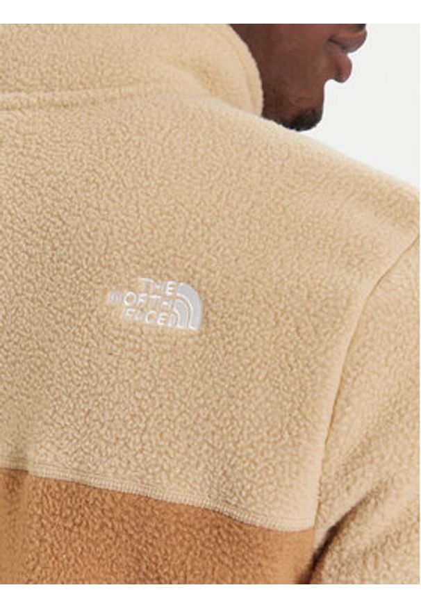 The North Face Polar Yumiori NF0A883S Beżowy Regular Fit. Kolor: beżowy. Materiał: syntetyk