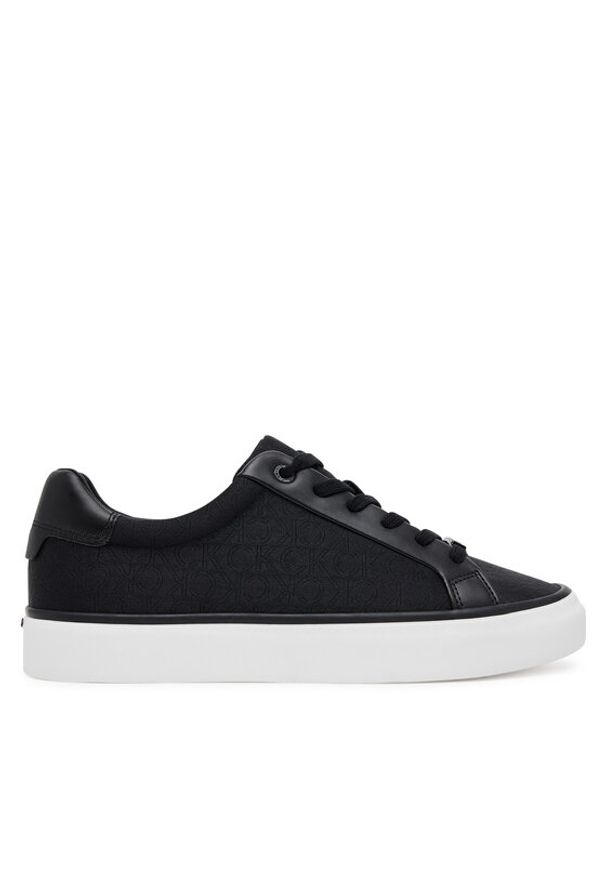 Calvin Klein Sneakersy Vulc Lace Up - Jacq HW0HW02412 Czarny. Kolor: czarny. Materiał: materiał
