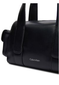 Calvin Klein Torebka Webbing Strap Pocket Bag LV04F3291G Czarny. Kolor: czarny. Materiał: skórzane #3