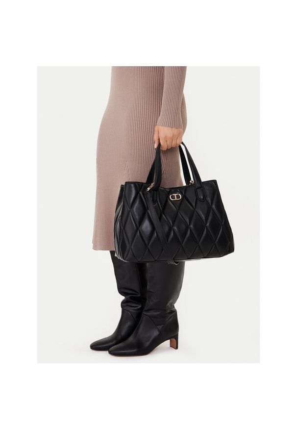 TwinSet - Torebka TWINSET. Kolor: czarny