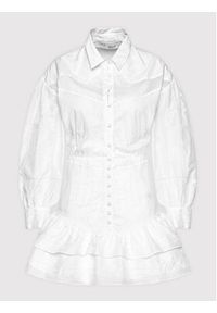 IRO Sukienka koszulowa Josey AO532 Biały Regular Fit. Kolor: biały. Materiał: bawełna. Typ sukienki: koszulowe #4