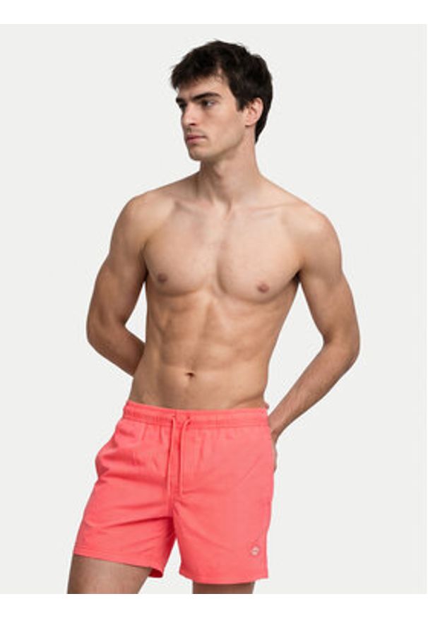 Jack & Jones Szorty kąpielowe Maui Tropic 12291385 Koralowy Regular Fit. Kolor: pomarańczowy. Materiał: syntetyk